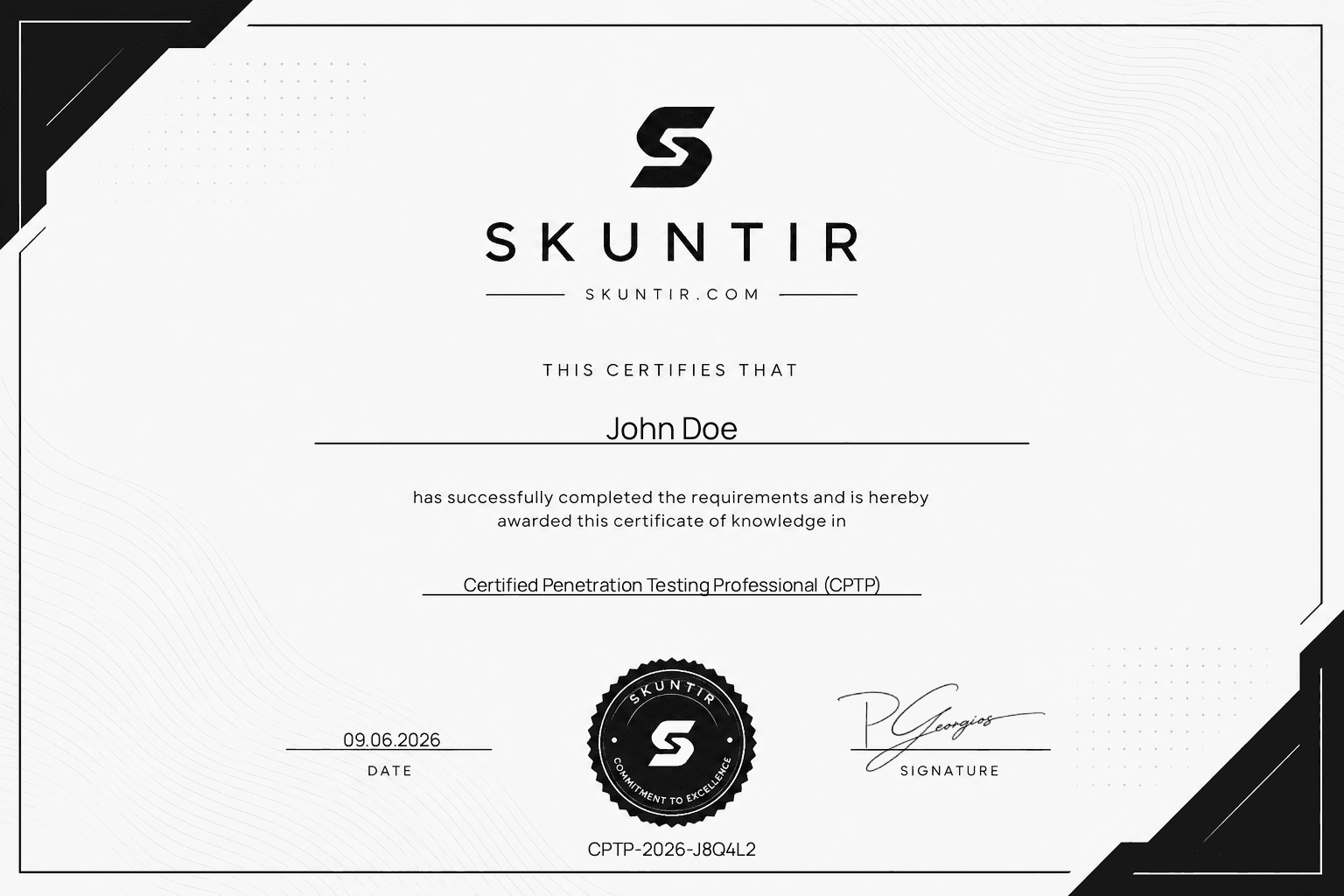 Skuntir credential operations interface